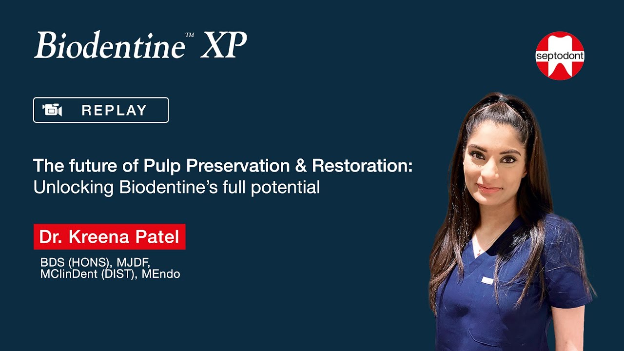 Profitez de tous les avantages de Biodentine™ dans la thérapie pulpaire vitale grâce à ce webinaire exclusif !