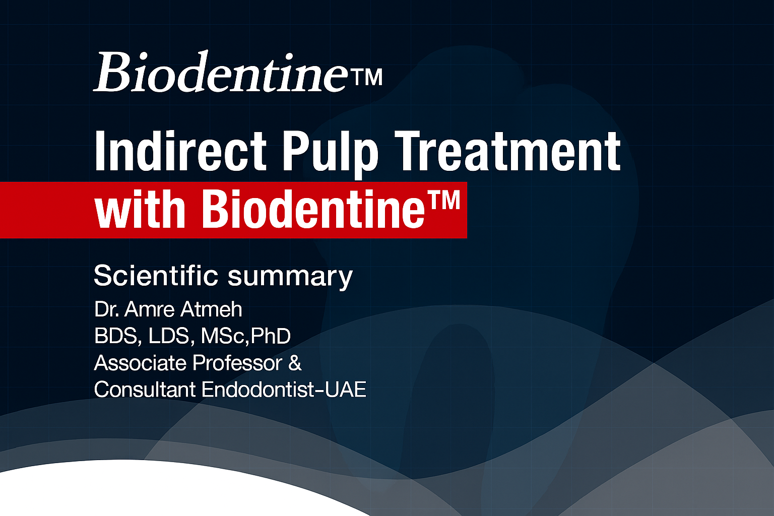 Biodentine™ pour le traitement pulpaire indirect