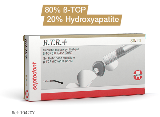 R.T.R.+: Nouvelles Formules Biphasiques Phosphate tricalcique ß (ß-TCP) + Hydroxyapatite (HA) 2