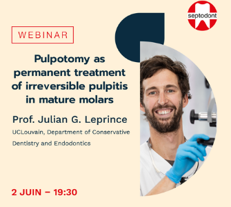 Prof. Julian Leprince - Pulpotomy as permanent treatment of irreversible pulpitis in mature molars