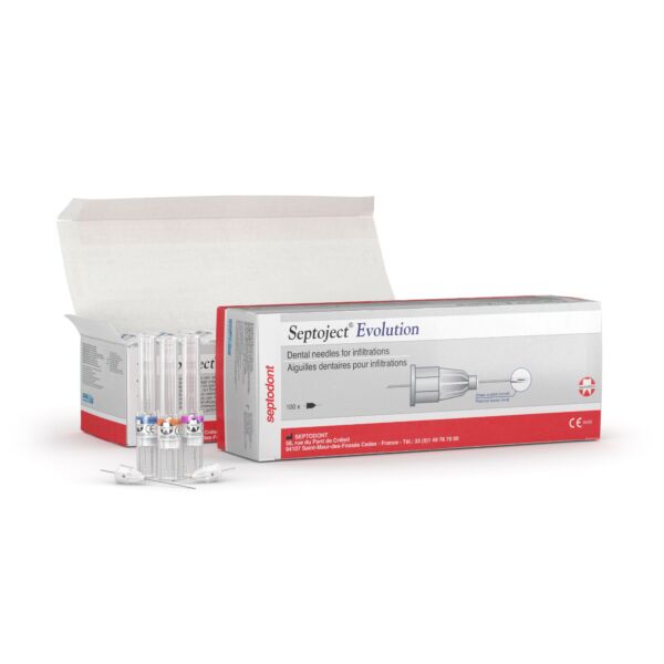 Septoject Evolution, aiguilles dentaires pour infiltrations