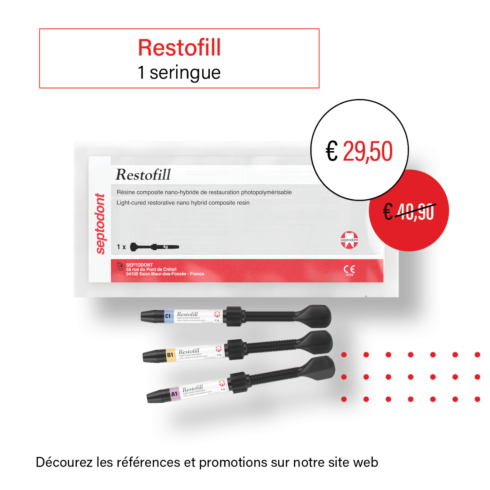 Restofill, seringue & caps