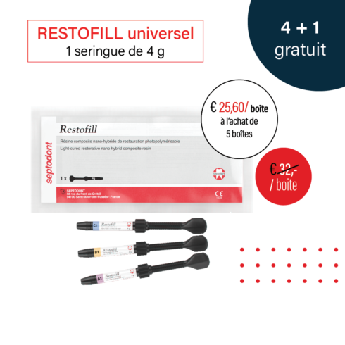 Restofill seringue promotion de mars