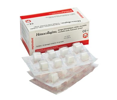 Spugna Dentale Sterile DSI Spugne Emostatiche Dentali DSI In Collagene Assorbibile - Confezione Sterile Da 32 Pezzi Spugna Dentale Assorbibile